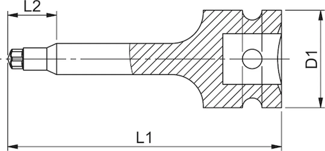Würth 1/2 inch Krachtdopsleutel TX55 - Lang