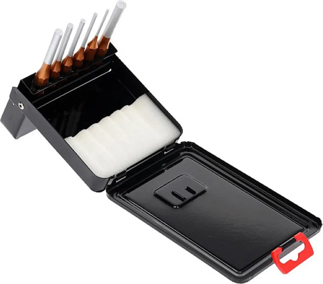 Gedore RED Pendrijverset Ø 3 - 10 mm in metalen uitklapcassette 6-delig 3300824