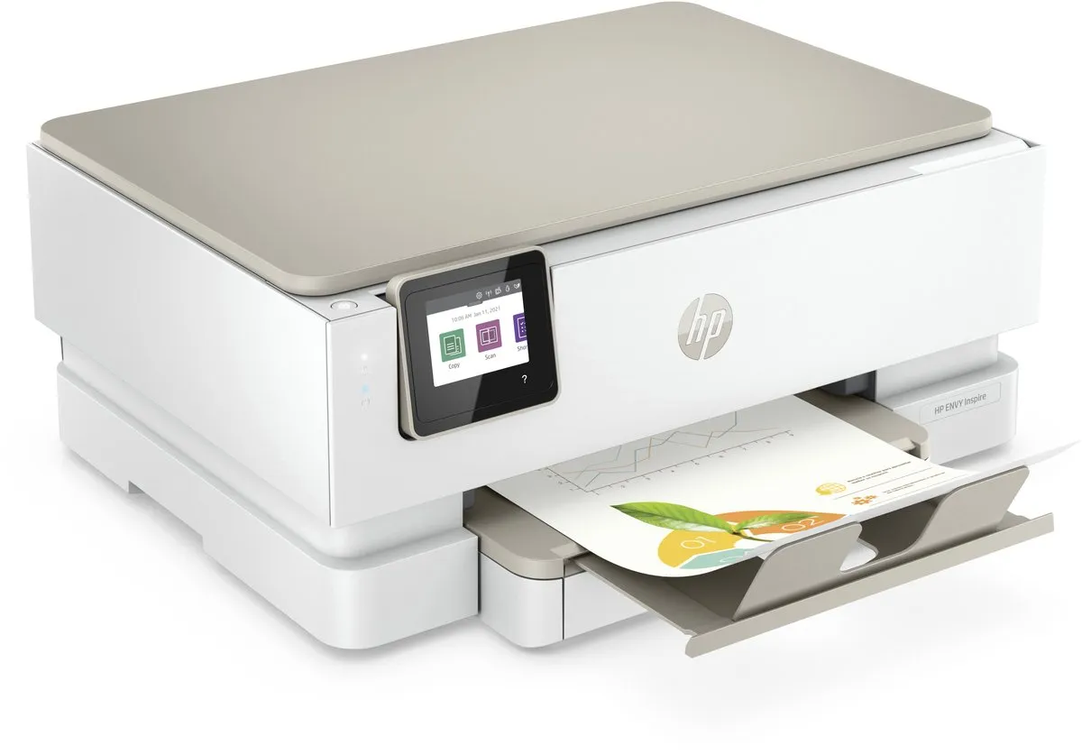 HP Envy Inspire 7220e Creator Bundel - Inkjet Fotoprinter - Wifi - Geschikt voor Instant Ink - Beige