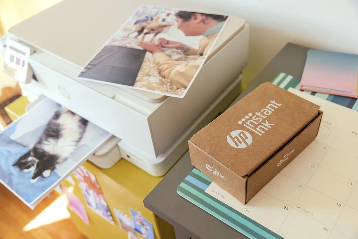 HP Envy Inspire 7220e Creator Bundel - Inkjet Fotoprinter - Wifi - Geschikt voor Instant Ink - Beige