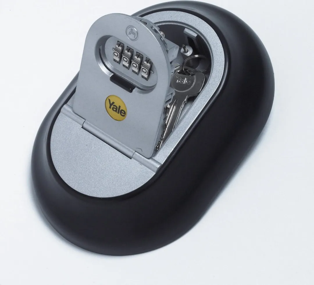 Yale Y500/187/1 Sleutelkluis - Cijferslot - Zwart/Zilver