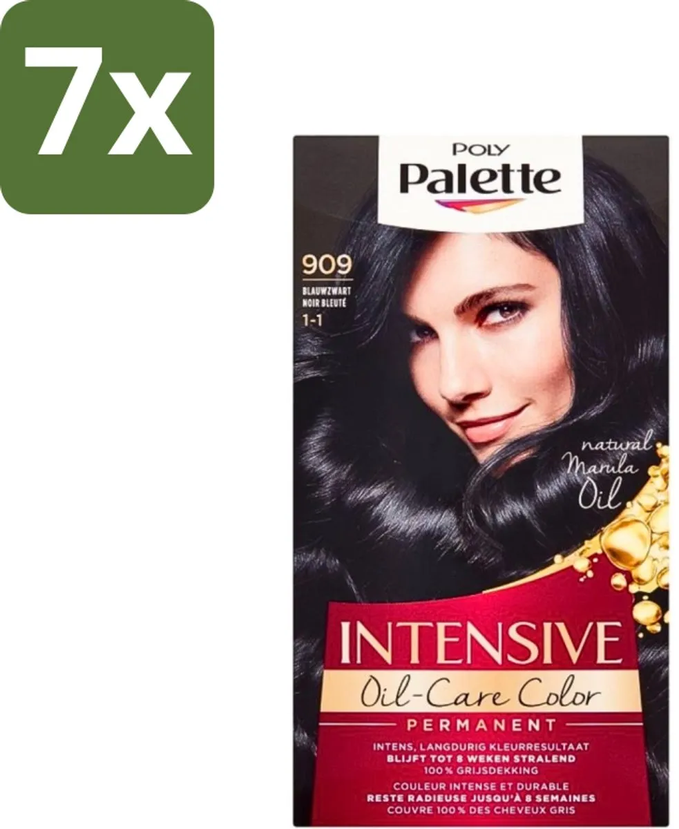 Schwarzkopf Poly Palette Haarverf Blauw Zwart 909