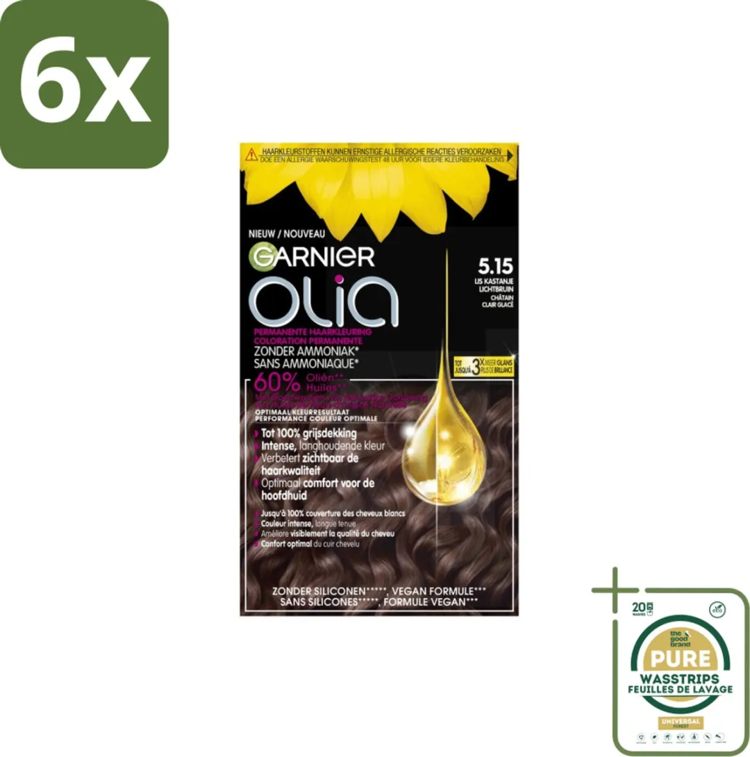 Garnier Olia 5.15 Haarkleuring Kastanje Lichtbruin