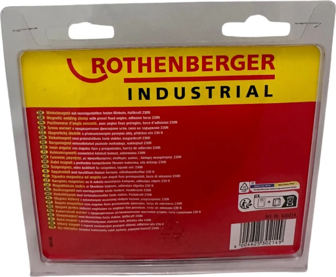 Rothenberger Hoekmagneet 120x90mm