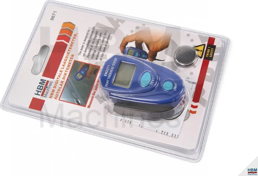 HBM Digitale Laagdiktemeter Autolak - met lamp