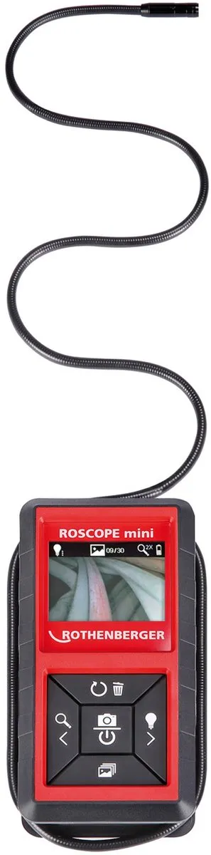 Rothenberger ROSCOPE Mini Inspectiecamera 120cm - Zwart/Rood