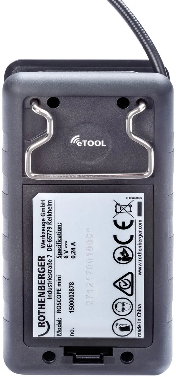 Rothenberger ROSCOPE Mini Inspectiecamera 120cm - Zwart/Rood
