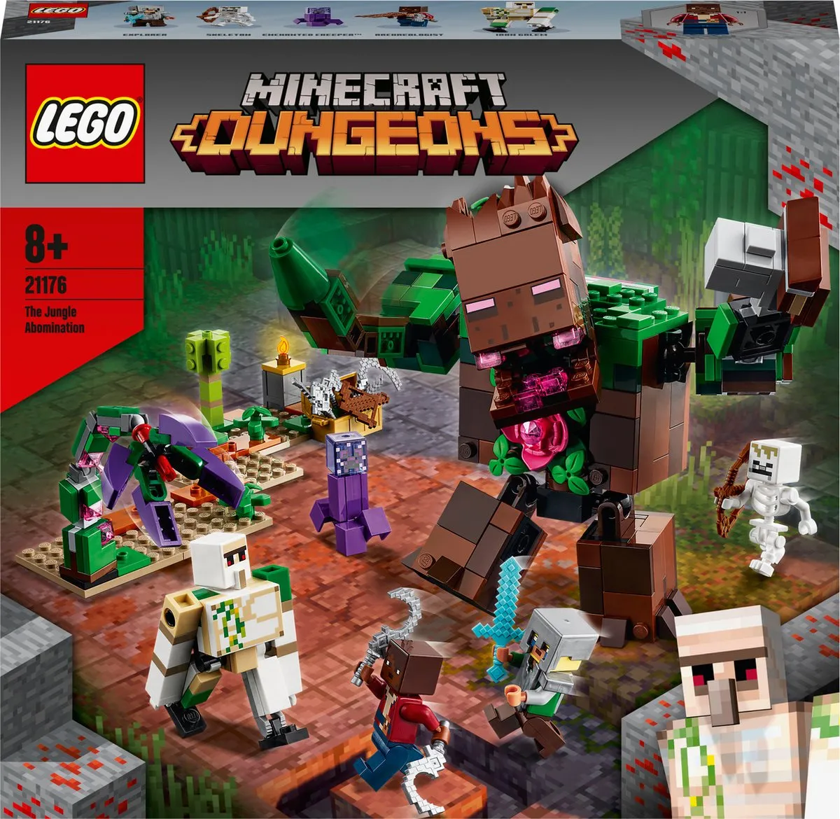 LEGO Minecraft De Junglechaos 21176