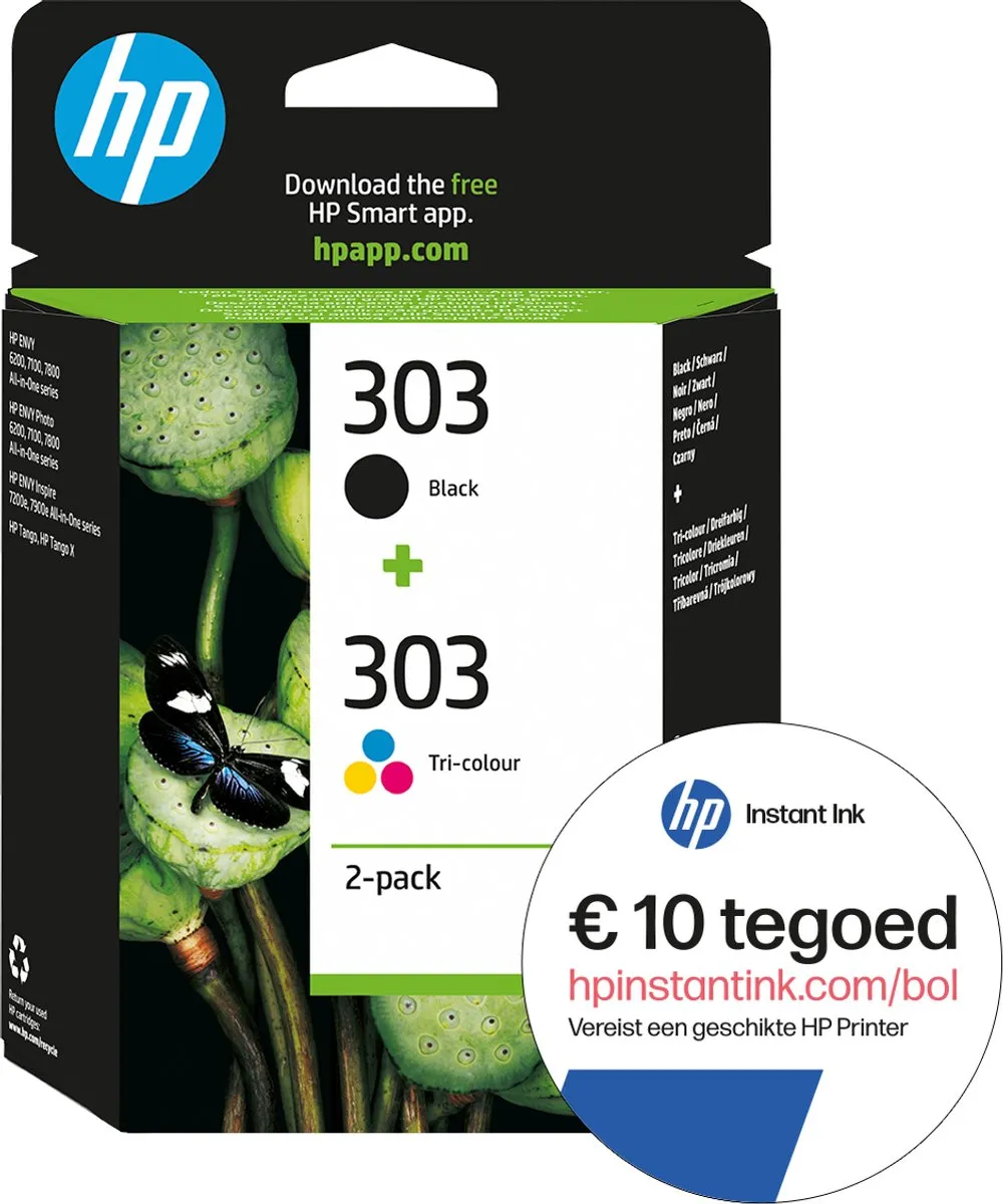 HP 303 Inktcartridge 3YM92AE - Zwart & Kleur - 200 pagina's