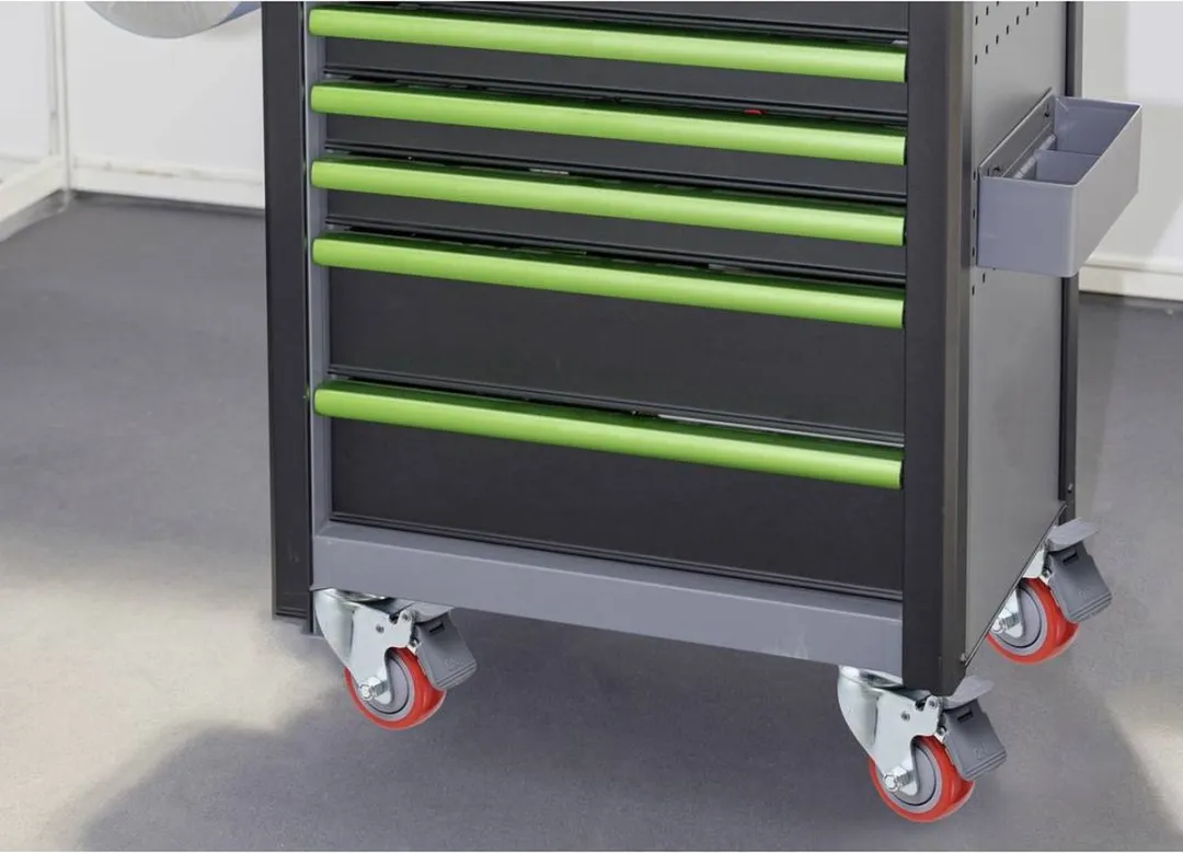 TOOLCRAFT Zwenkwiel 76mm - 100kg - 1 Stuk