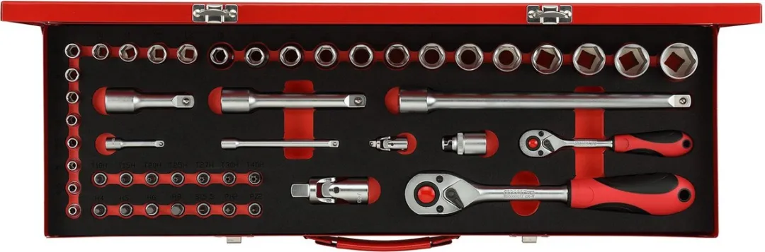 Gedore RED R46004049 Dopsleutelinzetset 49-delig