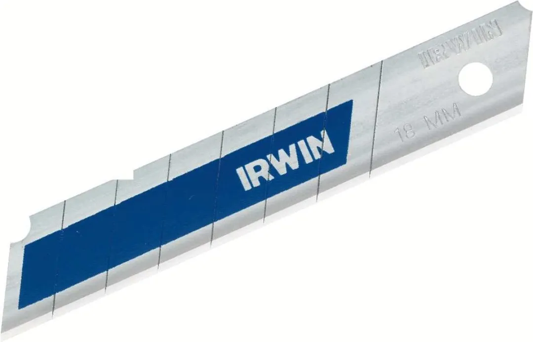 Irwin Bi-metaal Blauwe Reservemesjes 18mm - 5 Stuks