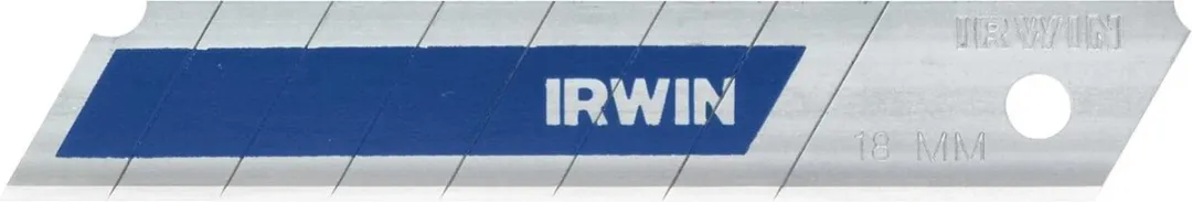 Irwin Bi-metaal Blauwe Reservemesjes 18mm - 5 Stuks