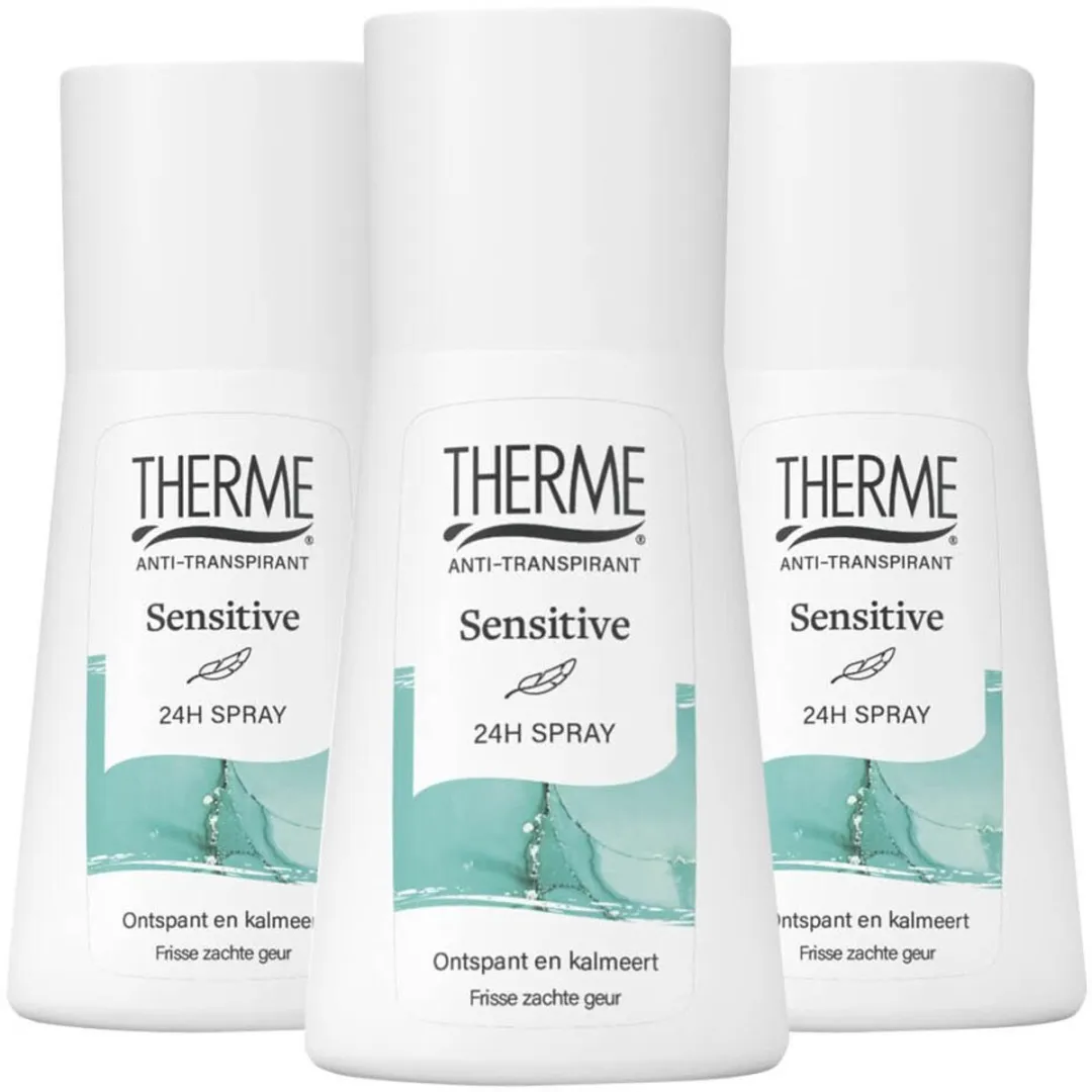 Therme Anti-Transpirant Sensitive Spray 3x75ml
