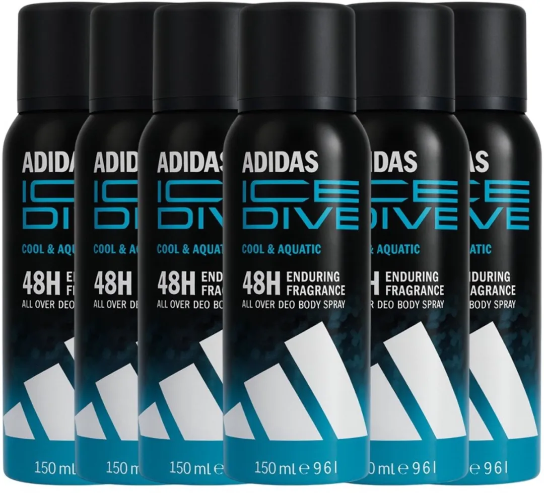 adidas Deodorant Spray Ice Dive 6x150ml