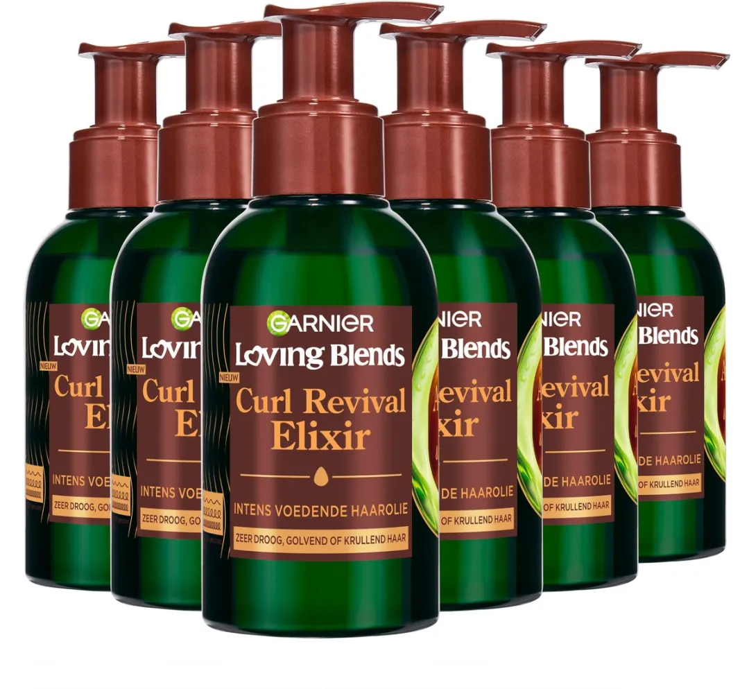 Garnier Loving Blends Curl Revival Elixir - 6x120ml