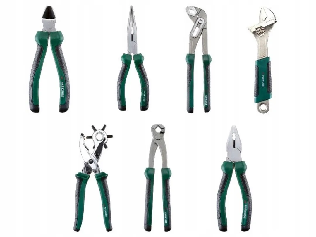 Parkside Revolverpons 220mm - Groen/Zilver/Zwart