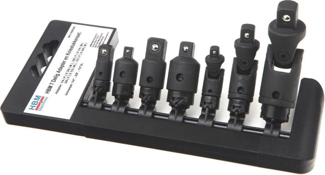 HBM 7-delige Kracht Adapter & Kniestukkenset 27