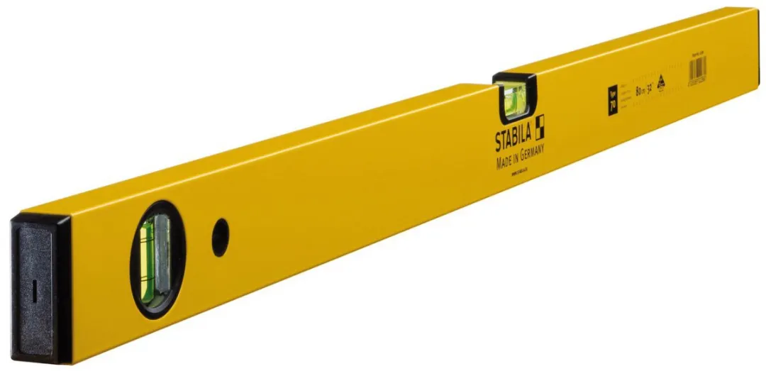 Stabila Type 70 Waterpas 80cm - Geel