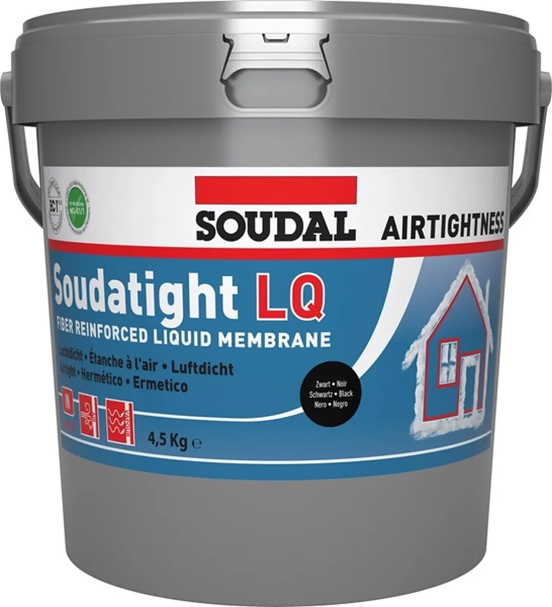 Soudal Soudatight LQ Brush Afdichtingscoating Wit 4.5kg