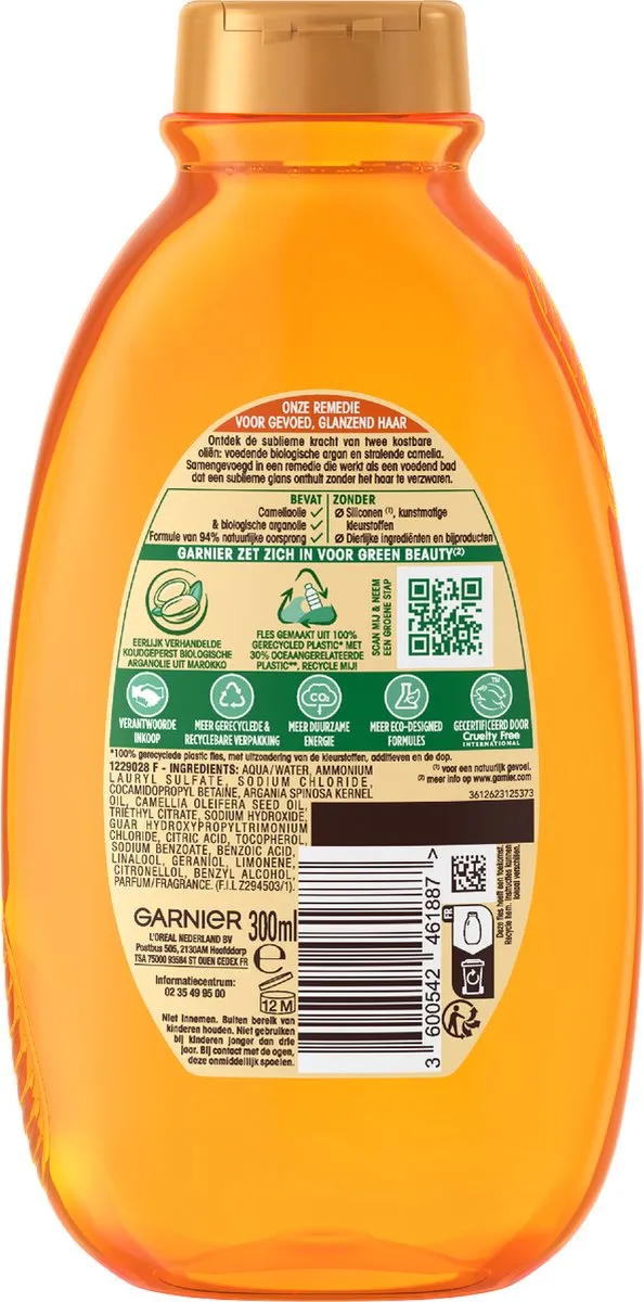 Garnier Loving Blends Shampoo Argan & Cameliaolie 300ml