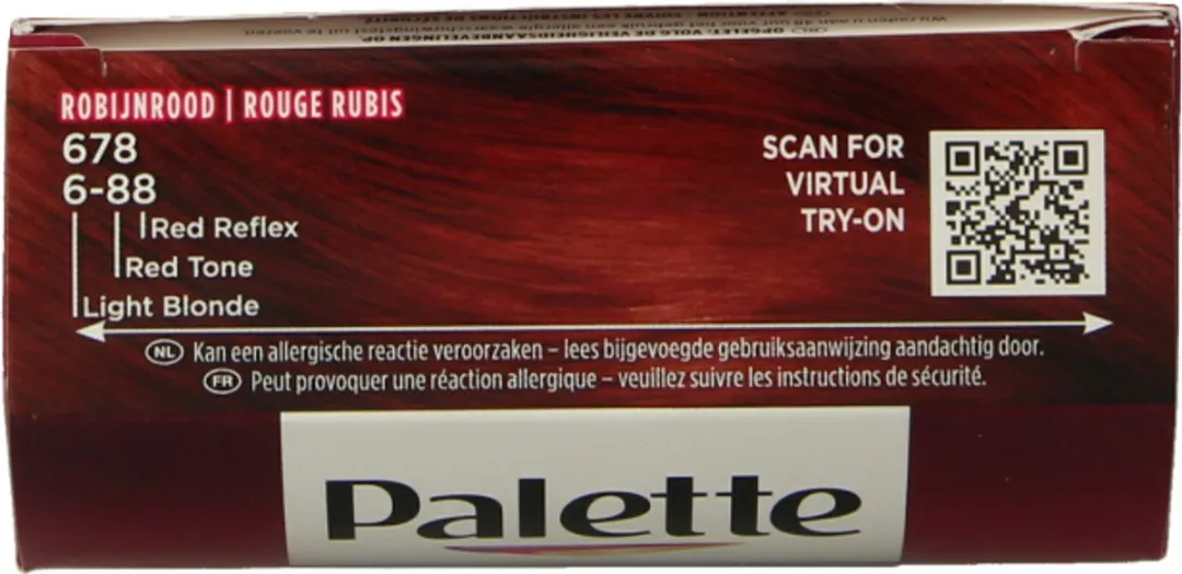 Schwarzkopf Poly Palette Haarverf 678 Robijnrood 115ml