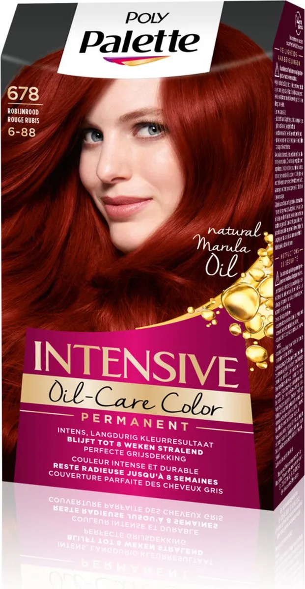 Schwarzkopf Poly Palette Haarverf 678 Robijnrood 115ml