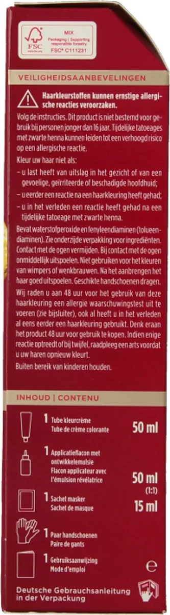 Schwarzkopf Poly Palette Haarverf 678 Robijnrood 115ml