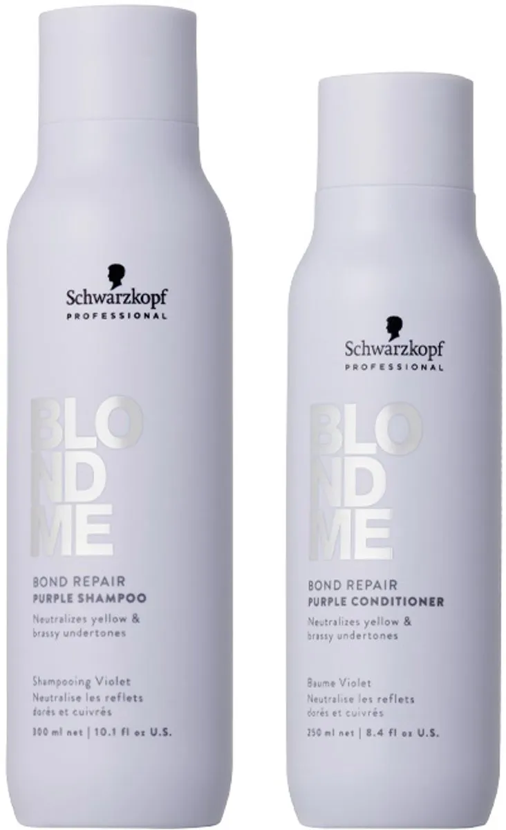 Schwarzkopf BlondMe Purple Repair Shampoo & Conditioner