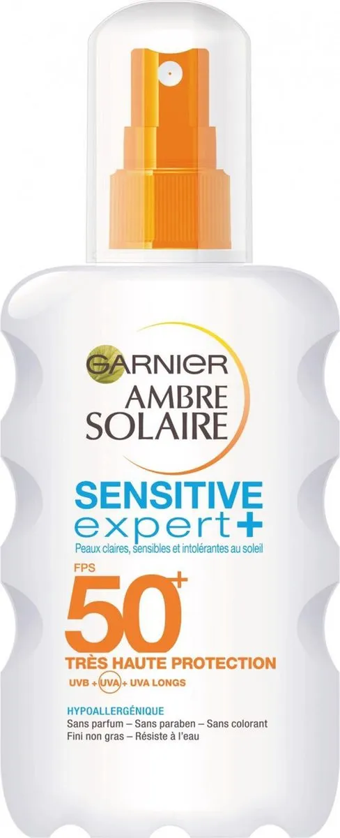Garnier Ambre Solaire Sensitive Expert+ 50+ Zonnecrème 200ml