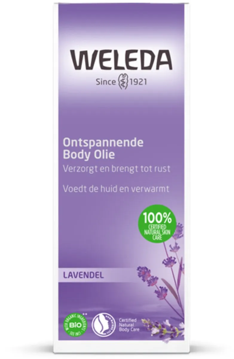 Weleda Bodyolie Ontspannend Lavendel 100ml - 5 Stuks