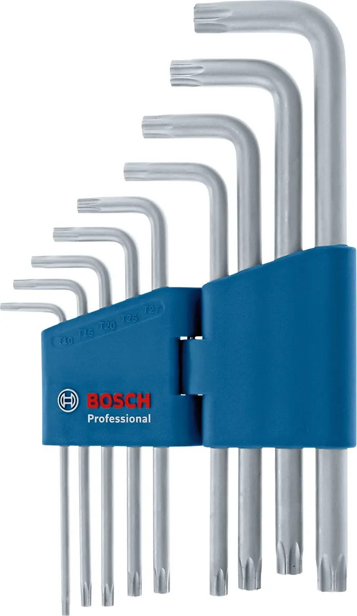 Bosch Professional Torx Sleutelset 9-delig - S2 Staal