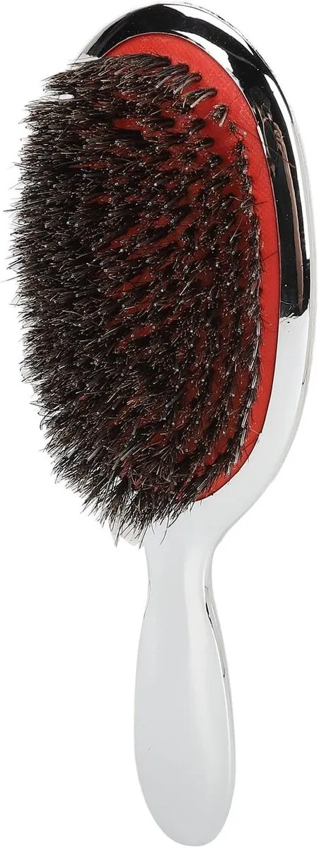 Luchtkussen Massage Kam - Dames Glatmakende Kam - Geschikt Voor Krullend En Recht Haar - Stijl Gereedschap (zilver)