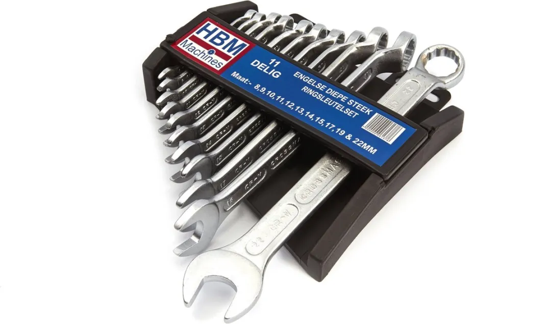 HBM 11-delige Metrische Diepe Steek Ringsleutelset 8-22mm