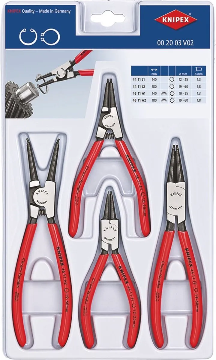 Knipex 002003V02 Borgveertangenset