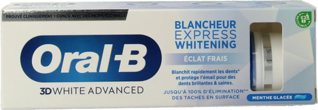 Oral-B 3DWhite Tandpasta Advanced Express 75ml