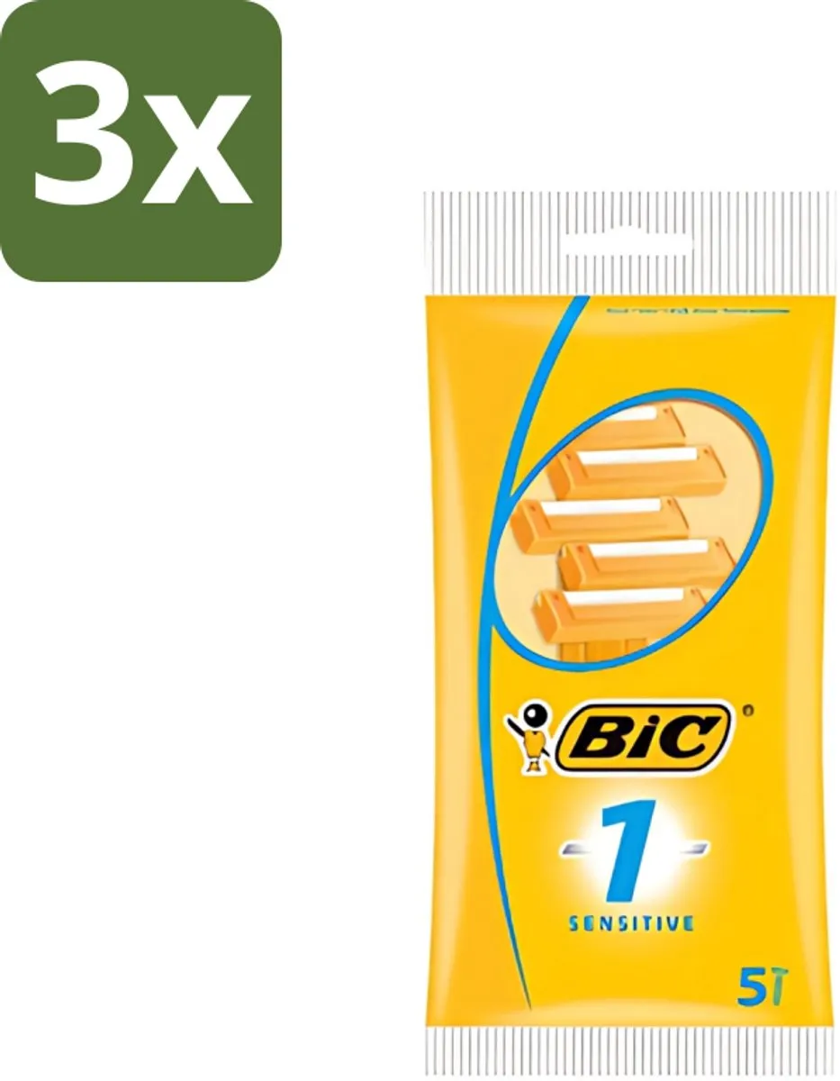 Bic Sensitive Wegwerpscheermesjes 5 Stuks
