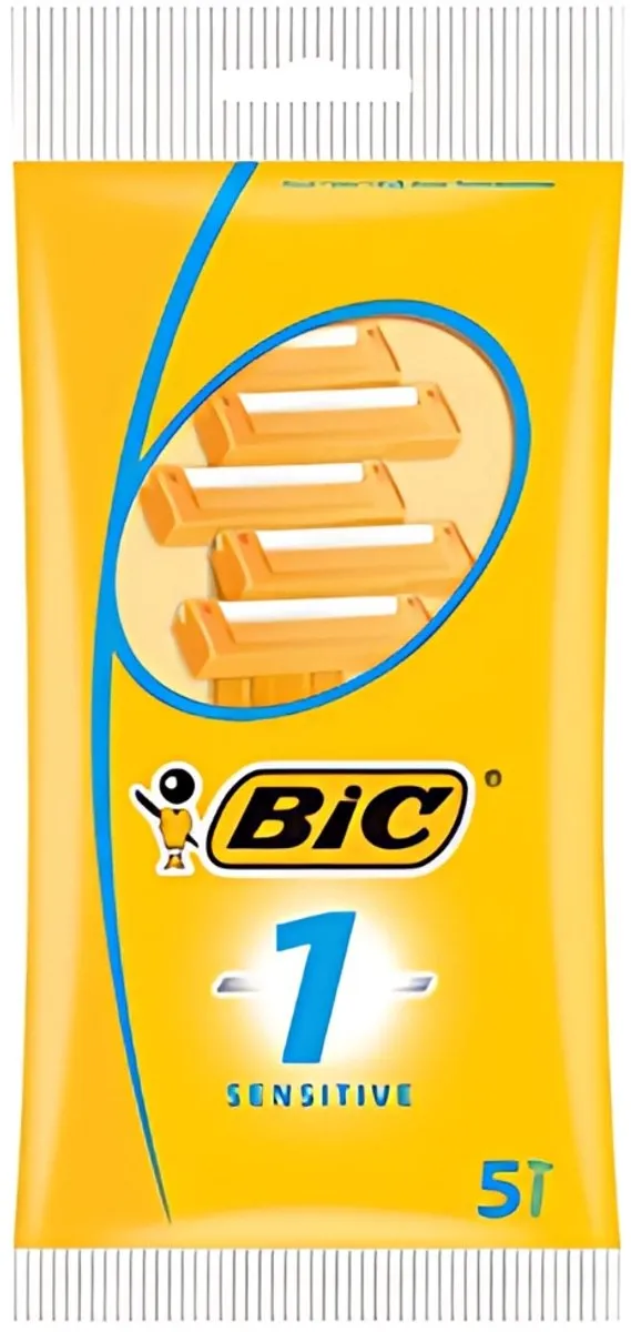 Bic Sensitive Wegwerpscheermesjes 5 Stuks - Oranje