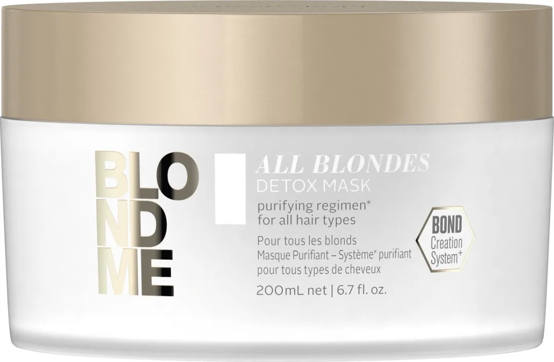 Schwarzkopf BlondMe Detox Keratine Haarmasker 200ml