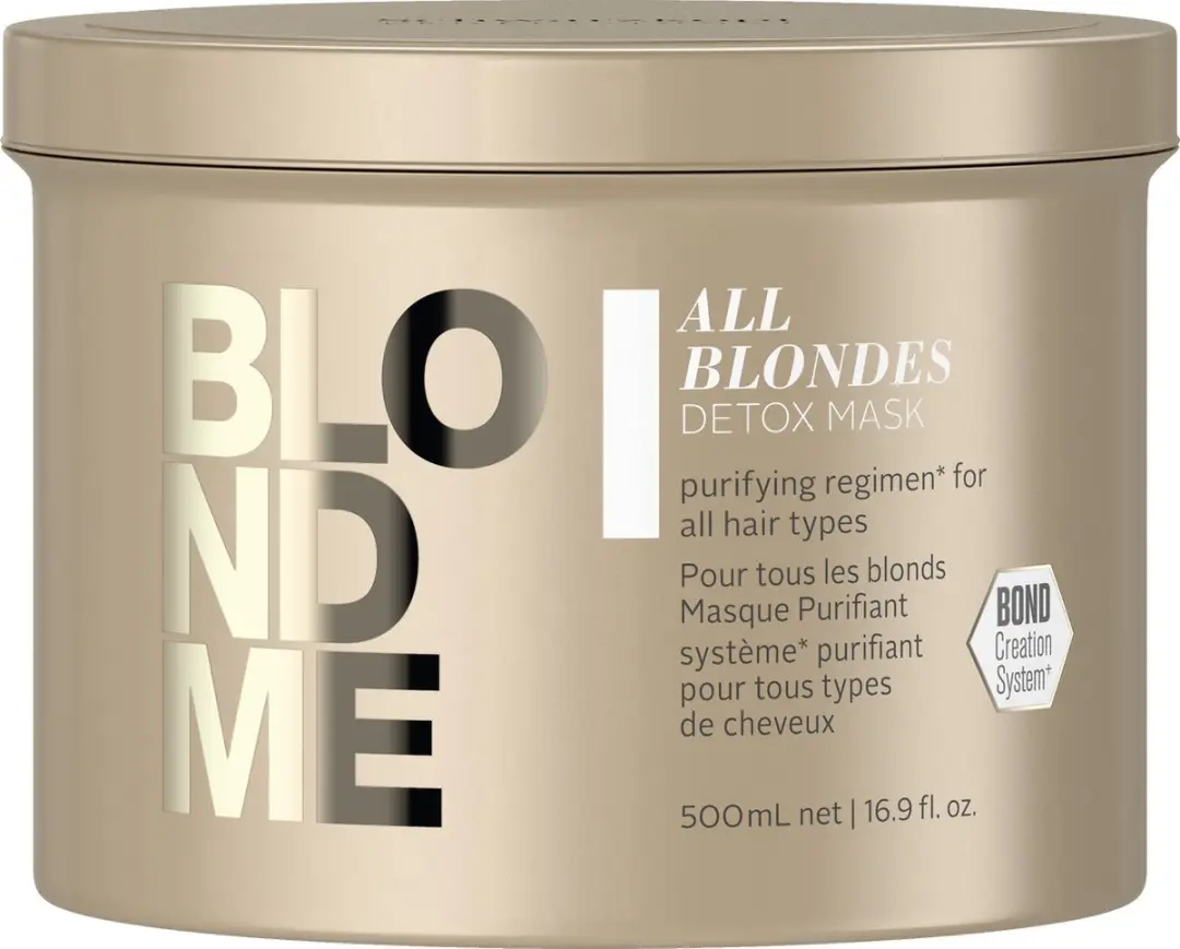 Schwarzkopf BlondMe Detox Keratine Haarmasker 200ml - Blond