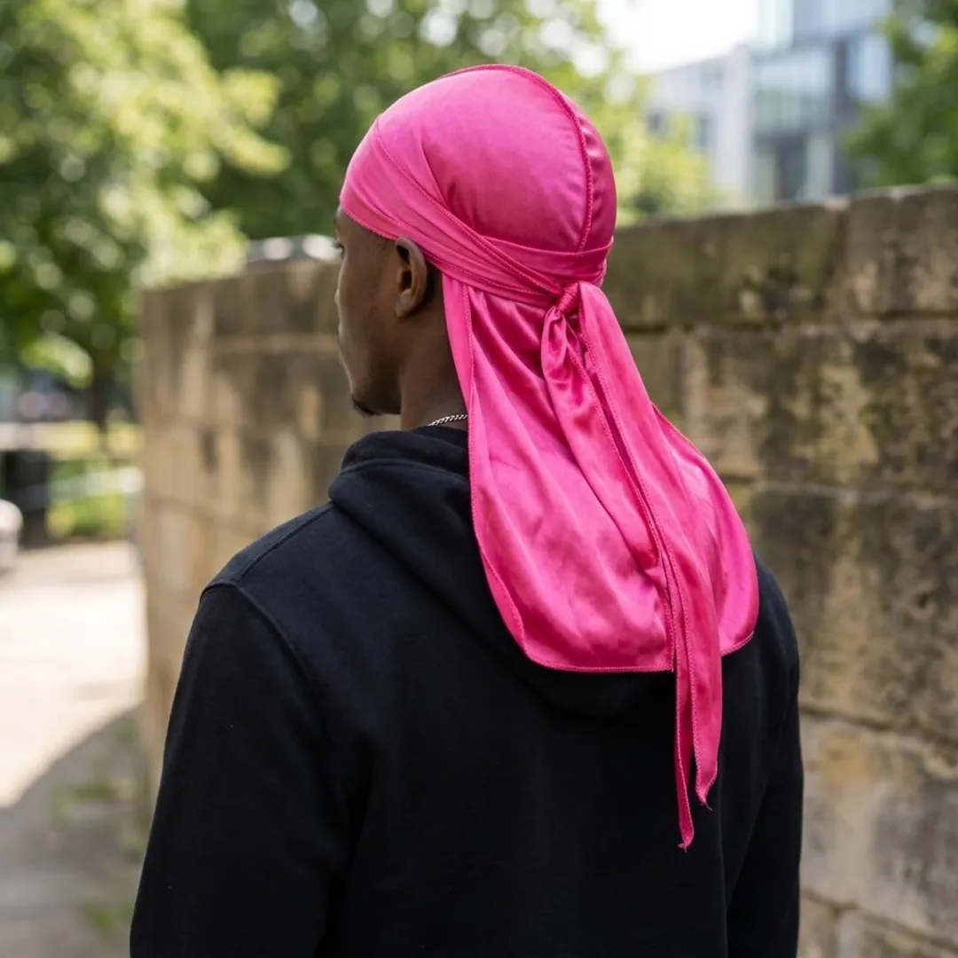 NuveX Roze Satin Douchemuts - Ademend