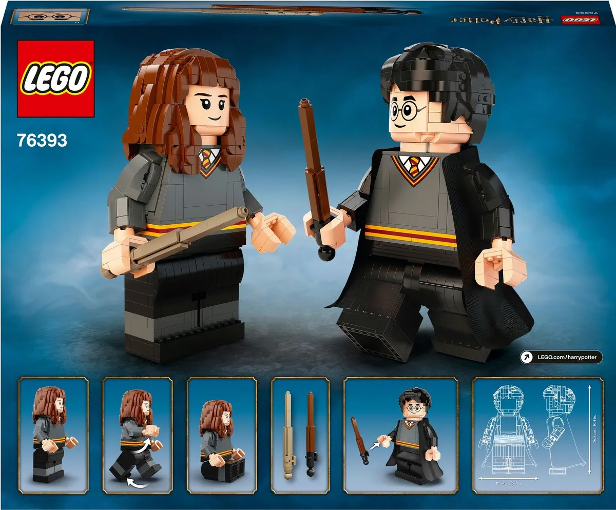 LEGO Harry Potter & Hermelien Griffel 76393 - 1673 Stukken