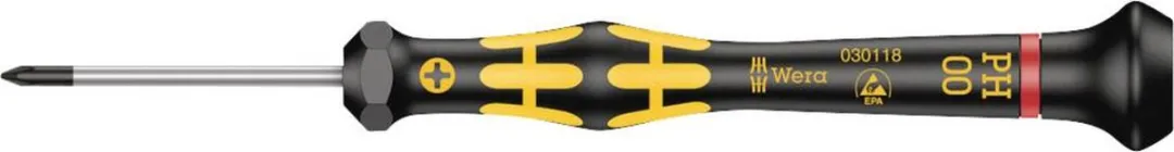 Wera Micro Philips Schroevendraaier PH0 x 40mm