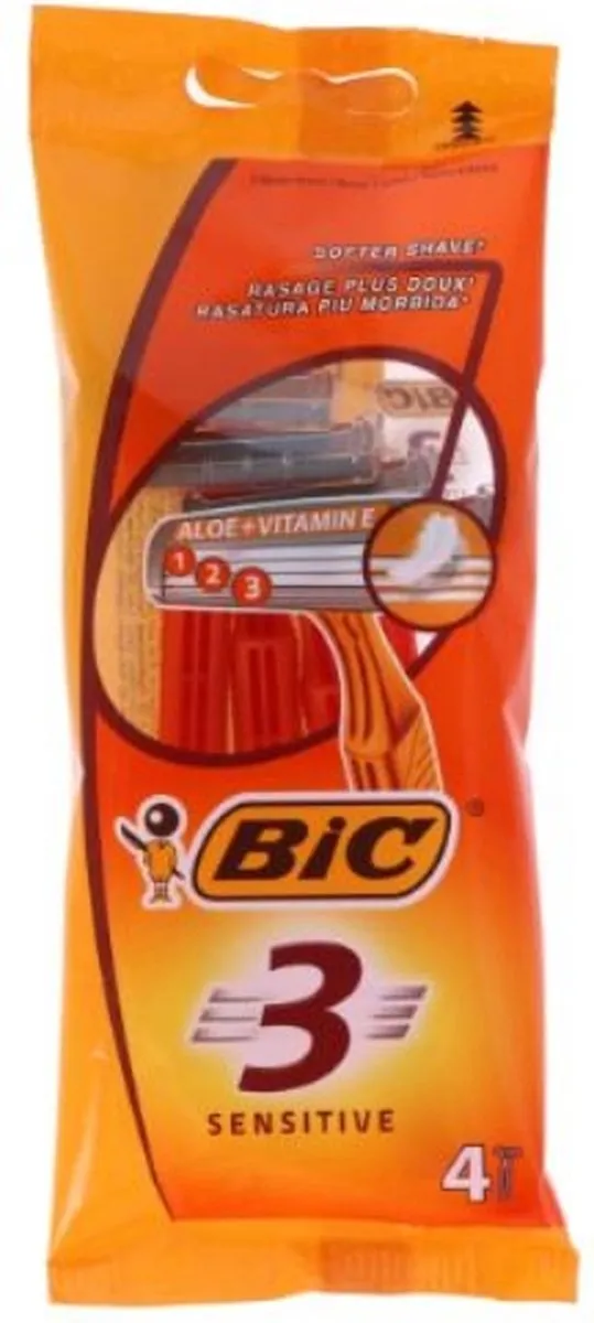 Bic 3 Sensitive Wegwerpscheermesjes