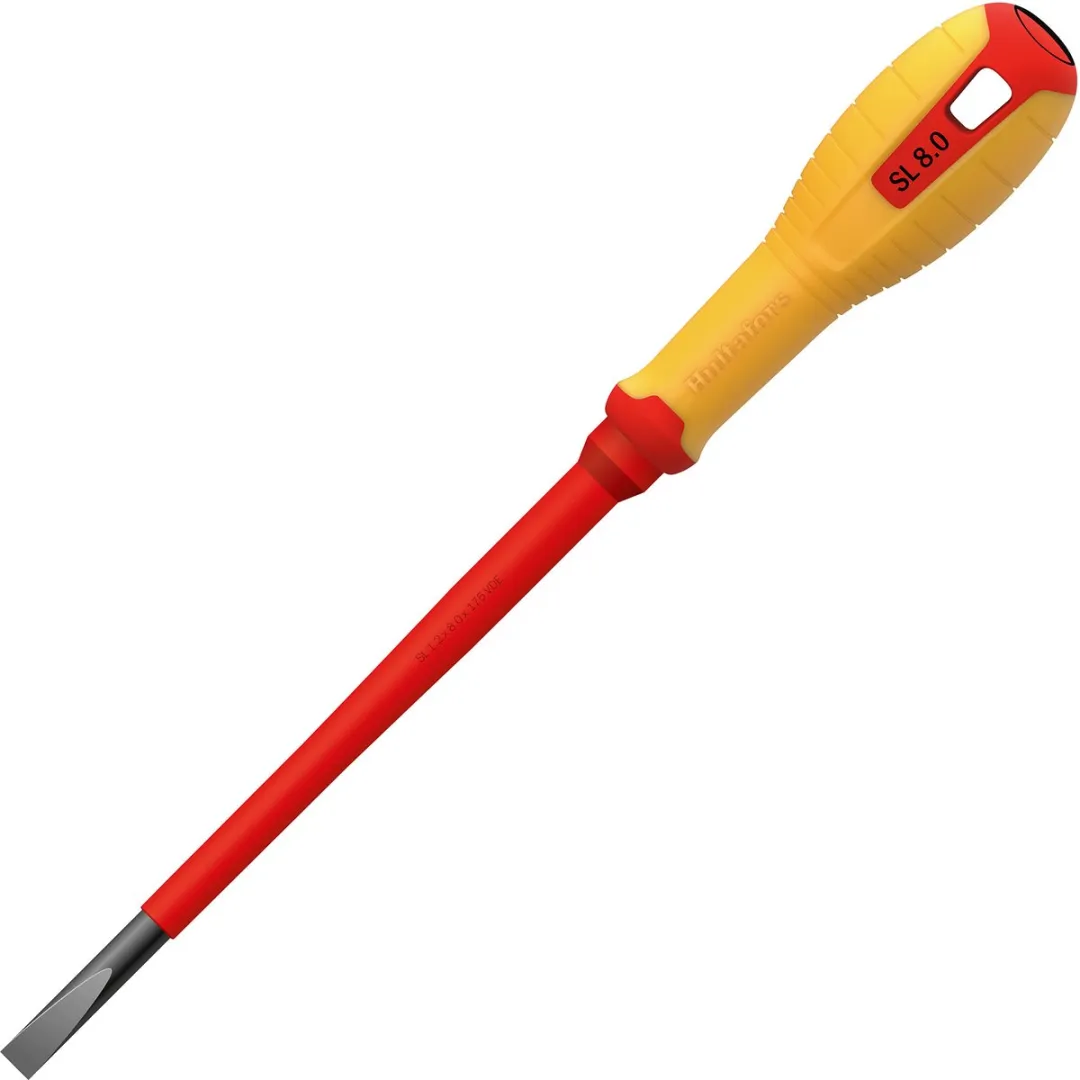 Hultafors VDE Sleufschroevendraaier SL 1,2x8mm 175mm - Geïsoleerd