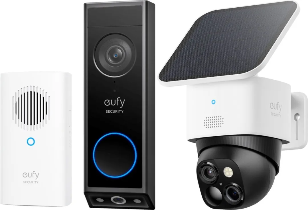 Eufy E340 Video Deurbel + S340 Solocamera Bundel
