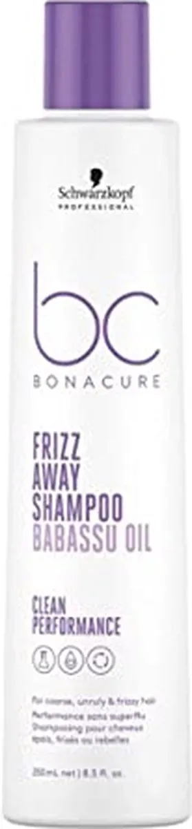 Schwarzkopf BC Frizz Away Micellaire Shampoo 250ml - Kroeshaar