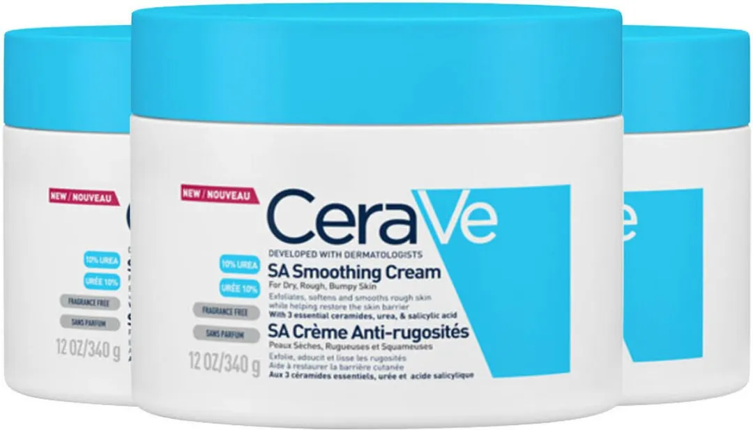 CeraVe SA Smoothing Cream - 3x340g Voordeelverpakking