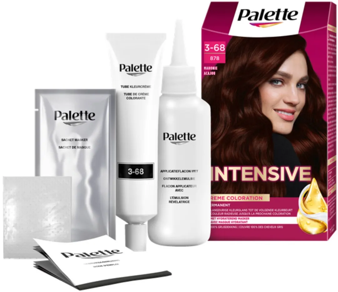 Schwarzkopf Palette Intensive Oil-Care 878 Mahonie Haarverf - 2x230ml