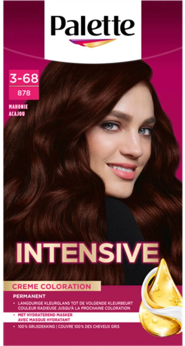 Schwarzkopf Palette Intensive Oil-Care 878 Mahonie Haarverf - 2x230ml